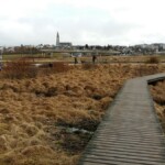 Göngubrú gegnum friðlandið