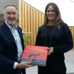 Craig Hilton-Taylor og Björt Ólafsdóttir umhverfis-og auðlindaráðherra
