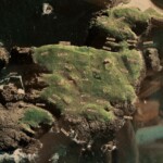 Ljósmynd með örnefnum. Ljósmynd: ©Daníel Bergmann.