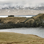 Hafnarhólmi og fuglaskoðunarhúsið. ©Jóhann Óli Hilmarsson.