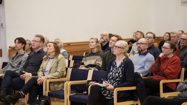 Gestir á málþingi um votlendi
