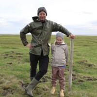 Christian Schultze og Marey Ólafía Kristinsdóttir Mynd: Bára Huld Beck Fuglaskoðun í Friðland í Flóa 9. júní 2026